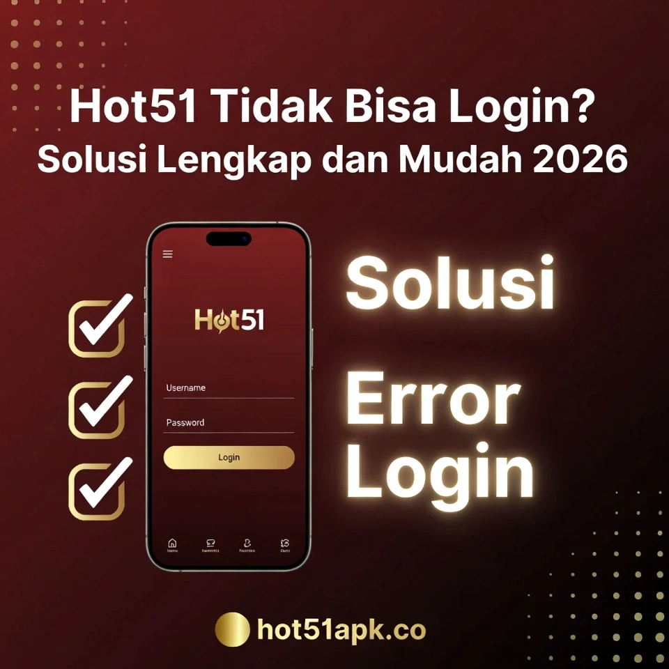 Hot51 Tidak Bisa Login Cara Mengatasi Error Cepat